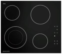 Rangemaster - 4 Zone - Ceramic Hob - Black